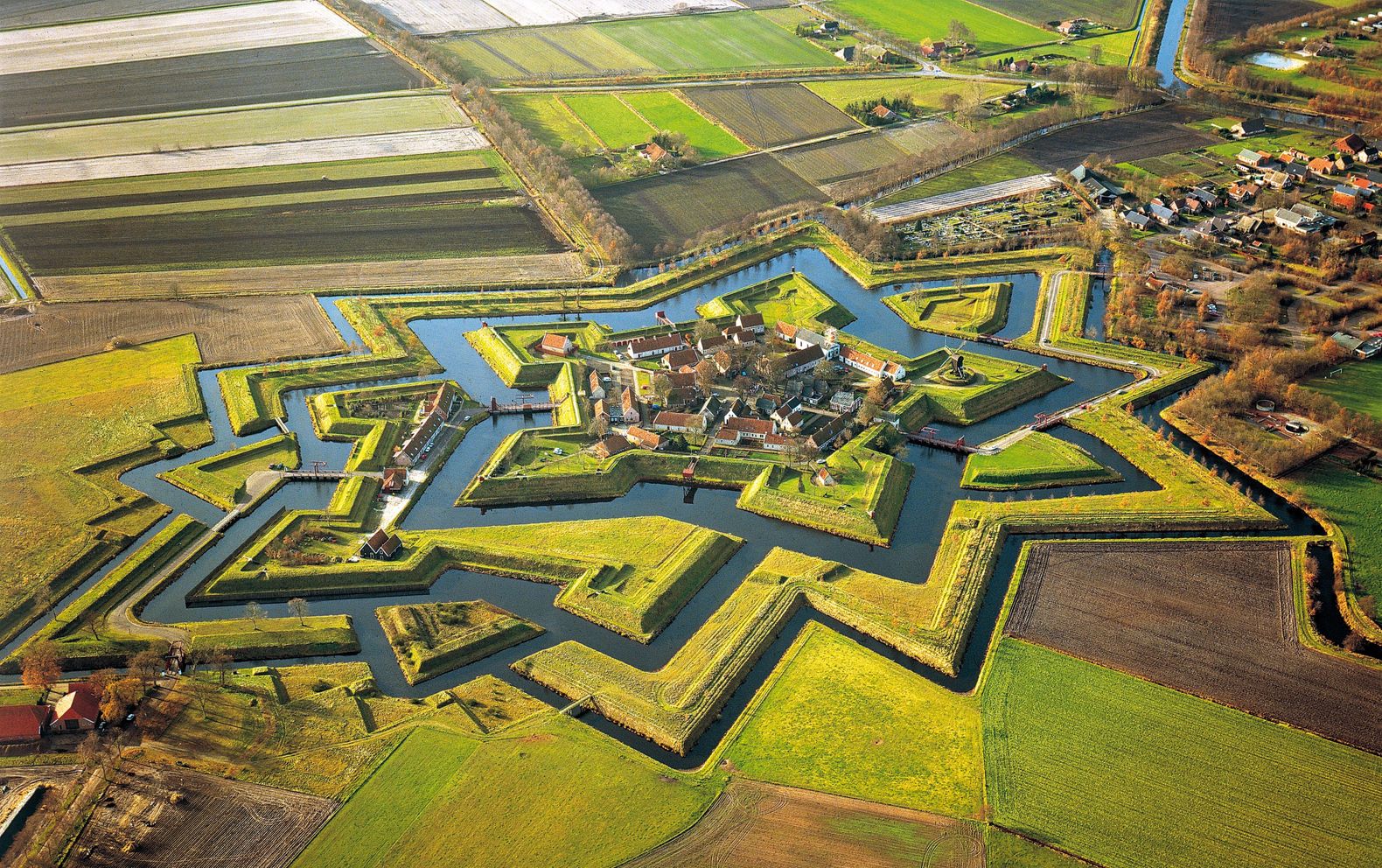 Fort Bourtange in Netherland.