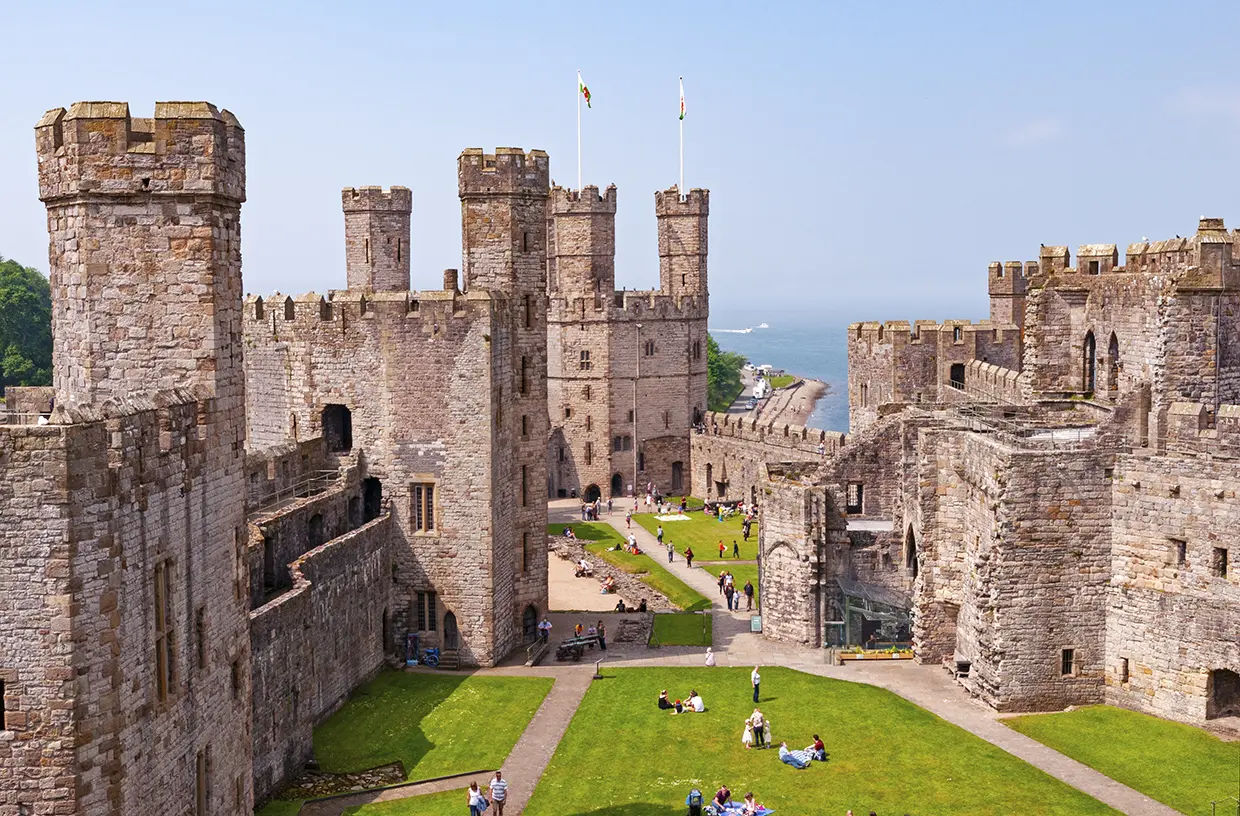 Caernarfon Castle In Wales!