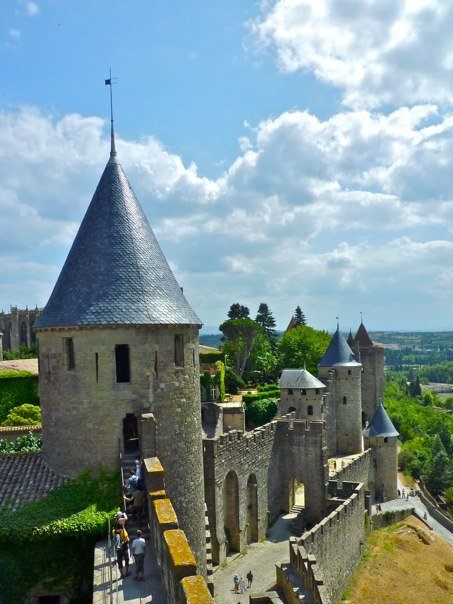 La cite Medievale de Carcassonne in France